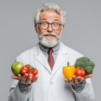 Възрастна двойка готви здравословна храна